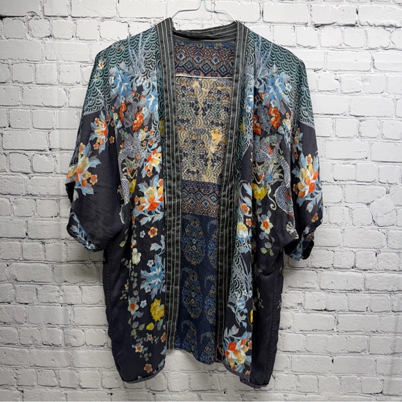 Johnny Was Floral Print Kimono one size - Picture 4 of 10